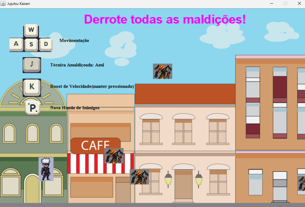 Uma print da gameplay do jogo